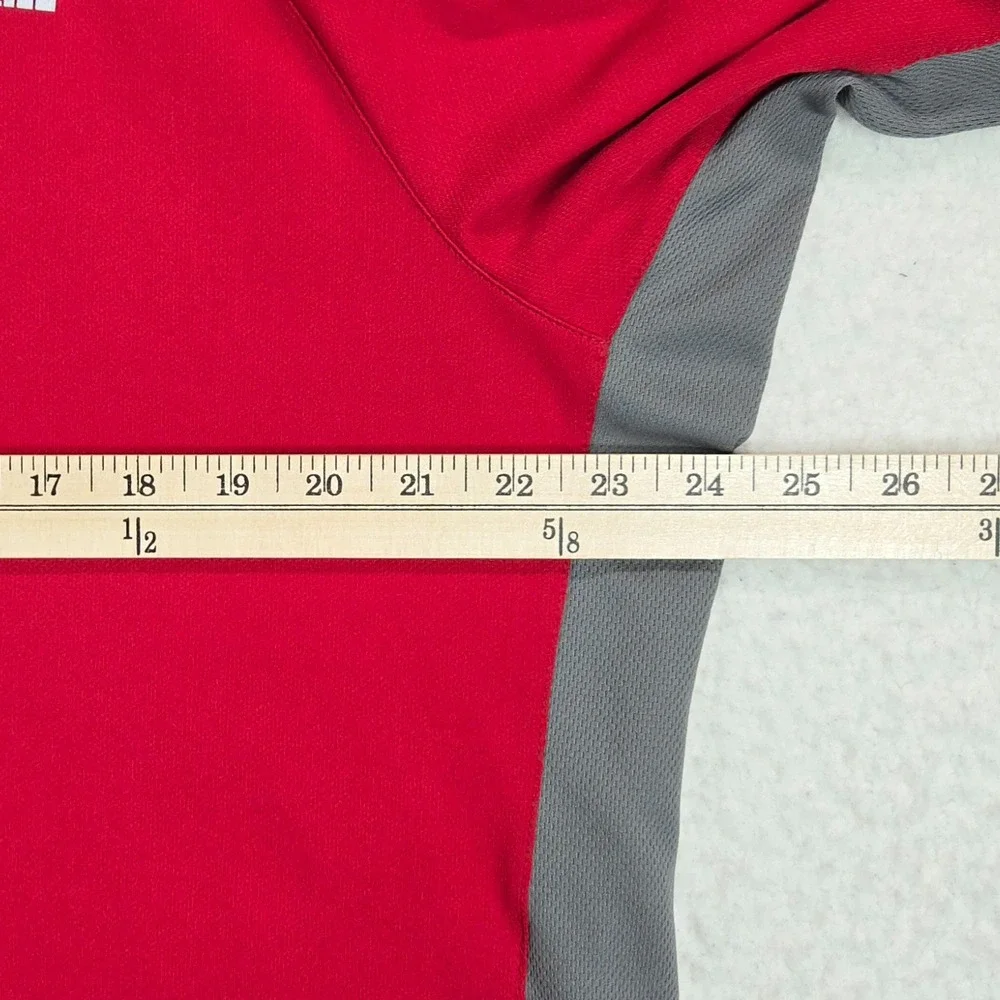 The North Face Mens Polo Shirt XL Red VaporWick Performance Gorpcore Hiking XL